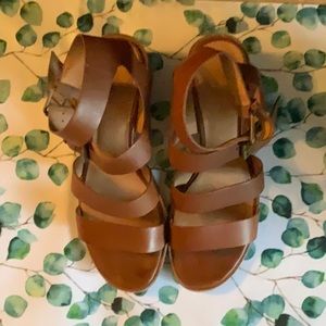 Madewell Tan Leather Sandals 7.5